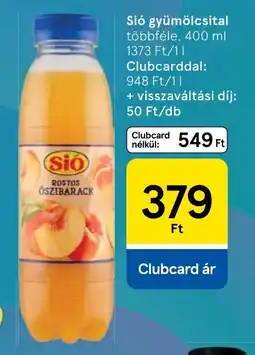 Tesco Sio gyümölcsital ajánlat