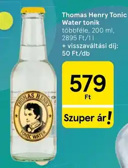 Tesco Thomas Henry tonic water Tonik ajánlat