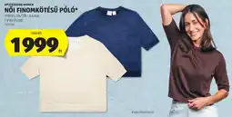 ALDI Up2fashion women női finomkötésű póló ajánlat