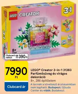 Tesco lego creator 3-in-1 31383 ajánlat