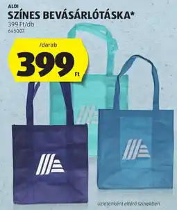 ALDI Aldi színes bevásárlótáska ajánlat