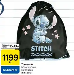 Tesco Stitch tornazsák ajánlat