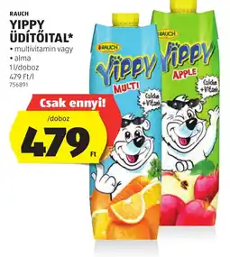 ALDI Rauch yippy üdítőital ajánlat