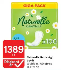 Tesco Naturella tisztasági betét ajánlat