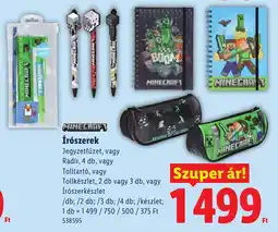 Lidl Minecraft írószer ajánlat