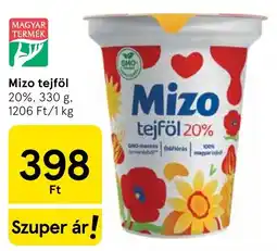 Tesco Mizo tejföl ajánlat
