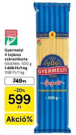 Tesco Gyermelyi spagetti ajánlat