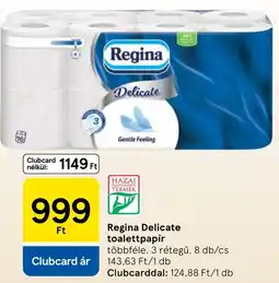 Tesco Regina delicate toalettpapír ajánlat