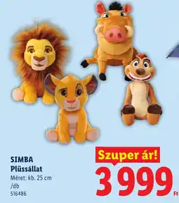 Lidl Simba plüssállat ajánlat