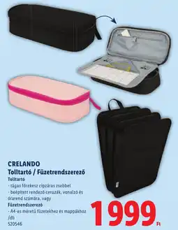 Lidl Crelando tolltartó / füzetrendszerző ajánlat