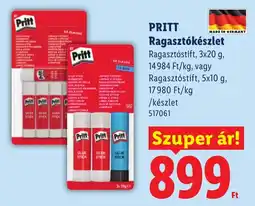 Lidl Pritt ragasztókészlet ajánlat