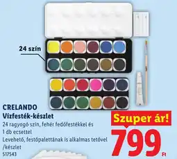 Lidl Crelando vízfesték-készlet ajánlat