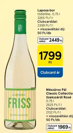 Tesco Laposa friss ajánlat