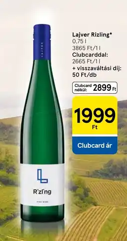 Tesco Lajver R'z'ing ajánlat