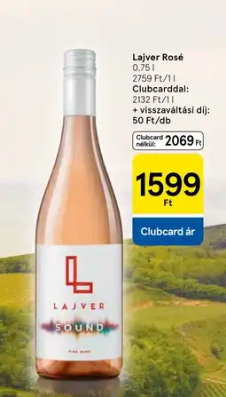 Tesco Lajver rosé ajánlat