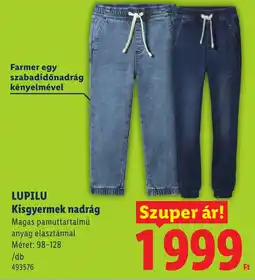 Lidl Lupilu kisgyermek nadrág ajánlat