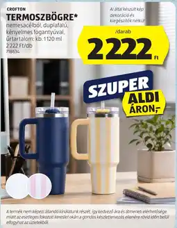 ALDI Crofton termoszbögre ajánlat
