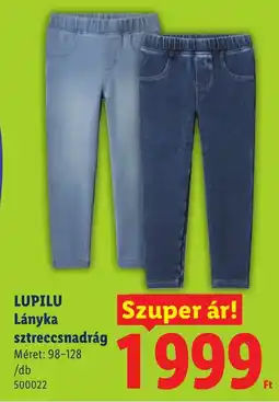 Lidl Lupilu lányka sztreccsnadrág ajánlat