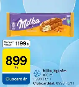 Tesco Milka jégkrém ajánlat