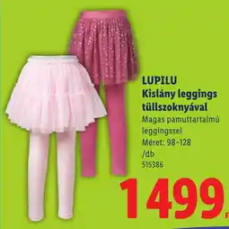 Lidl Lupilu kislány leggings tűllszoknyával ajánlat