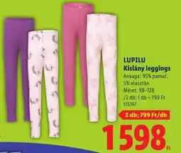 Lidl Lupilu kislány leggings ajánlat