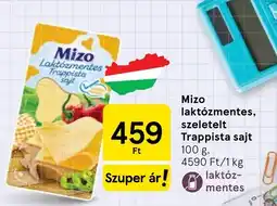 Tesco Mizo laktózmentes sajt ajánlat