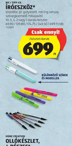 ALDI Bic tipp-ex íróeszköz ajánlat