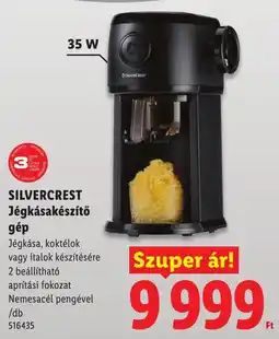 Lidl Silvercrest jégkásakészítő gép ajánlat