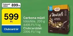 Tesco Cerbona müzli ajánlat