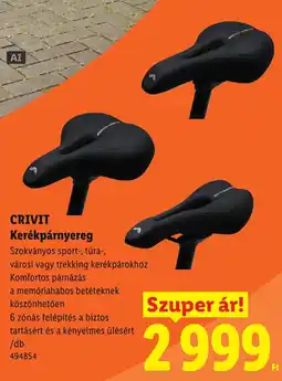 Lidl Crivit Kerékpárnyereg ajánlat