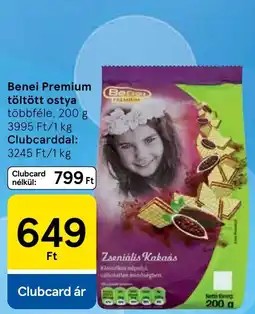 Tesco Benei premium töltött ostya ajánlat