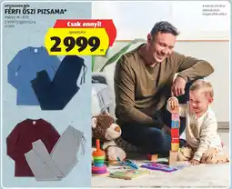 ALDI Up2fashion men férfi őszi pizsama ajánlat