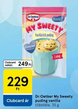 Tesco Dr.Oetker my sweety pudding ajánlat