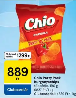 Tesco Chio party pack ajánlat