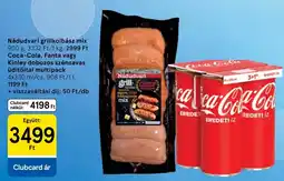 Tesco Nádudvari grillkolbász mix, Coca-Cola, Fanta vagy Kinley ajánlat