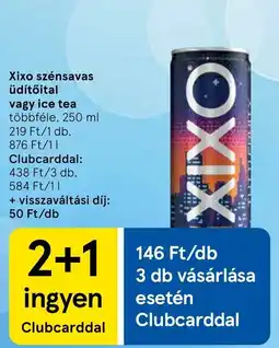 Tesco Xixo szénsavas üdítőital ajánlat