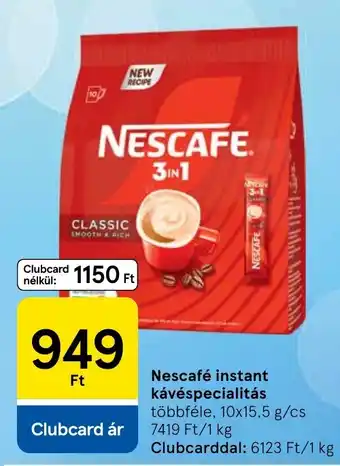 Nescafe instant kávéspecialitás