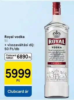 Tesco Royal vodka ajánlat
