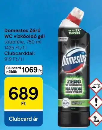 Domestos zéró wc vízkőoldó gél