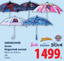 Lidl Undercover kisgyermek esernyő ajánlat