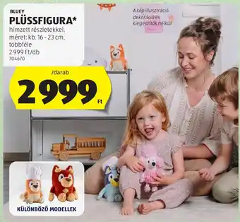 ALDI Bluey plüssfigura ajánlat