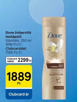 Tesco Dove ön barnító testápoló ajánlat