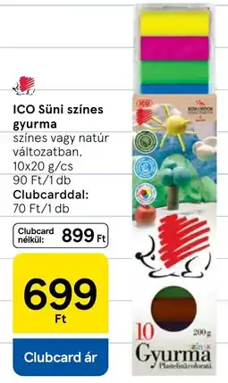 Tesco Ico suni szines gyurma ajánlat