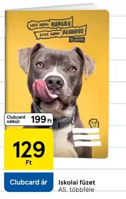 Tesco Iskolai füzet ajánlat