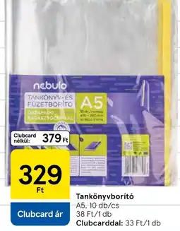 Tesco Nebulo tankönyvborító ajánlat