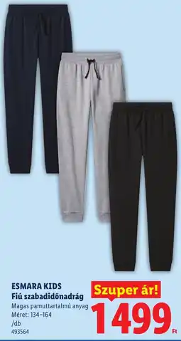 Lidl Esmara kids fiú szabadidónadrág ajánlat