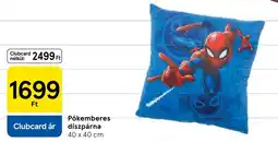 Tesco Pókemberes diszpárna ajánlat