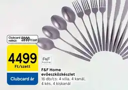 Tesco F&F Home evőeszközkészlet ajánlat