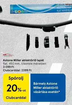 Tesco Astone Miller ablaktörlő lapát ajánlat