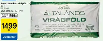 Tesco Sandis általános virágföld ajánlat